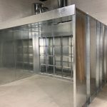 open face spray paint booth