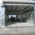 outdoor spray booth