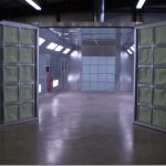 Industrial spray booth brand new